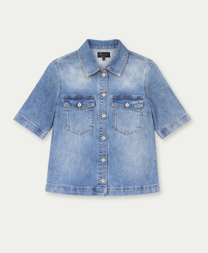Top Demi Washed Denim